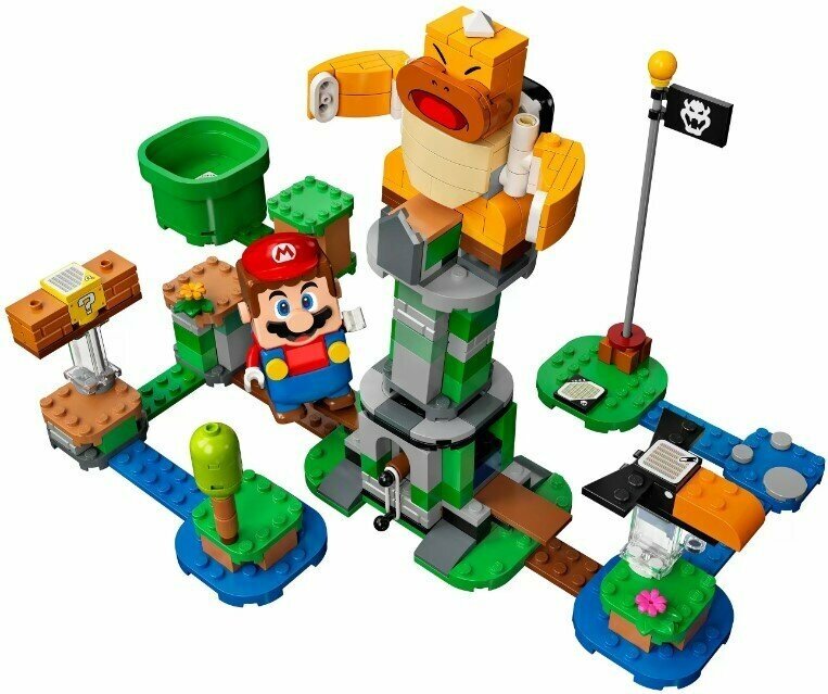 Конструктор LEGO Super Mario Дополнительный набор Падающая башня босса братца-сумо - фото №15