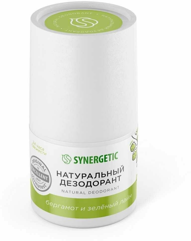 Дезодорант Synergetic, Бергамот-зеленый лайм, ролик, 50 мл