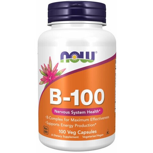 NOW B-100 mg 100 caps now vitamin b 100 100 mg 100 капс