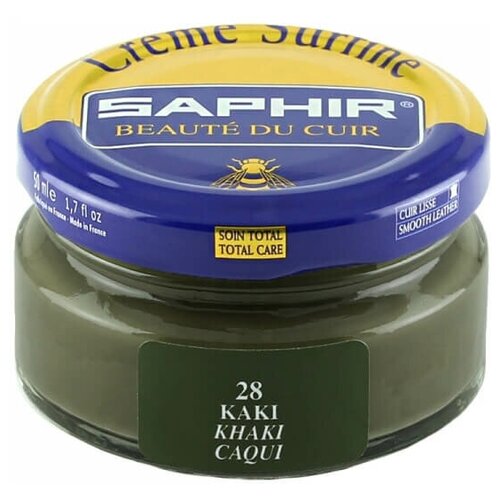 Saphir Крем Creme Surfine 28 khaki, 50 мл