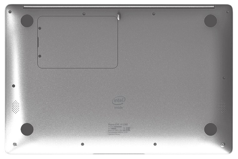14 Ноутбук DIGMA Eve 14 C410 1920x1080 Intel Celeron 11 ГГц RAM 4 ГБ SSD 128 ГБ Win10 Home ES4057EW темно-серый