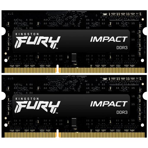 Модуль памяти Kingston FURY Impact KF316LS9IBK28 DDR3L SODIMM 8Gb 752000₽