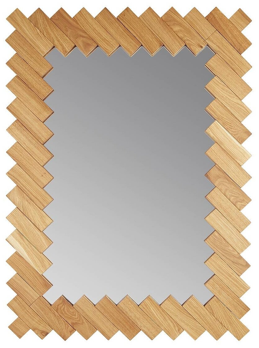 фото Зеркало Runden Дубовые планки V20083