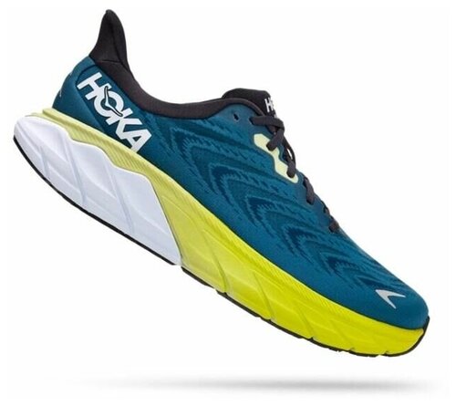 Кроссовки HOKA Arahi 6, полнота D, размер US11D/UK10.5/EU45 1/3/JPN29, бирюзовый