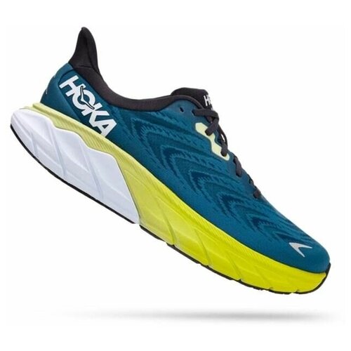 Кроссовки HOKA Arahi 6, полнота D, размер US11D/UK10.5/EU45 1/3/JPN29, бирюзовый