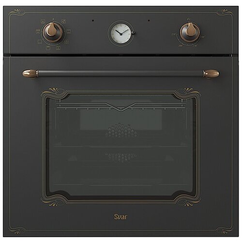 Электрический духовой шкаф SVAR 600904эшв-058 S черный 2570000₽