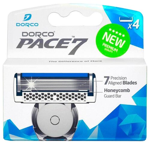 Сменные кассеты Dorco Pace 7, 4 шт.