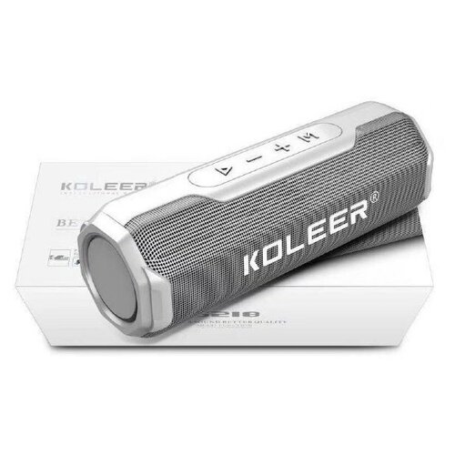 Портативная акустическая колонка KOLEER S1000(серый)