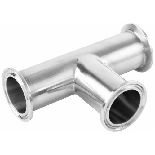 Тройник на кламп 1,5 дюйма DN 38 нерж.