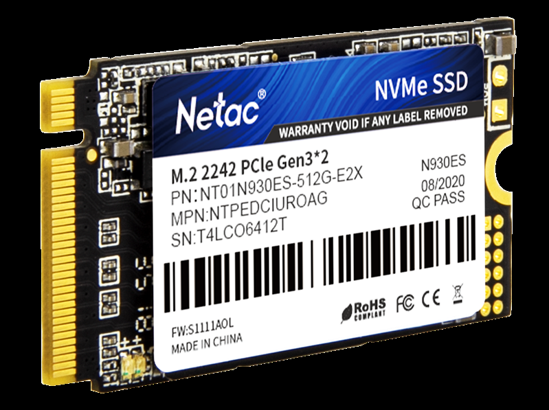 Твердотельный накопитель Netac N930ES M.2 NT01N930ES-512G-E2X — фото 1