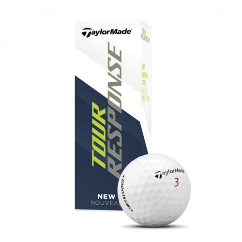 Мяч для гольфа TaylorMade Tour Response, M7175201, белый, 3 штуки в упаковке