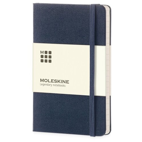 Записная книжка Moleskine Classic (в линейку) в твердой обложке, Large (13х21 см), синий