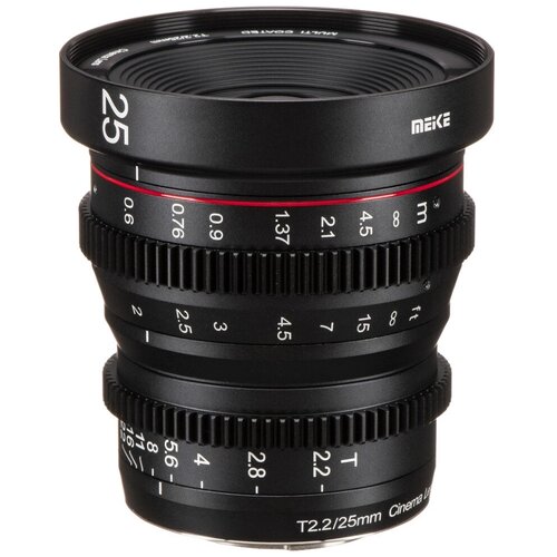 Объектив Meike 25mm T2.2 Micro 4/3