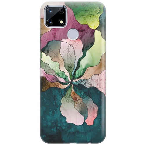 фото Cиликоновый чехол на realme 7i / рилми 7 ай с принтом "прекрасные цвета" gosso