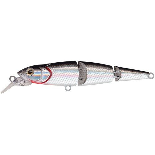 Воблер Составной Strike Pro Flying Fish Joint 110, цвет: A010-EP Black Back Silver, (EG-079J#A010-EP