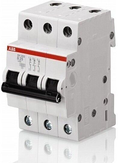Автоматический выключатель Abb SH203L 3P 6А (C) 4,5kA, 2CDS243001R0064