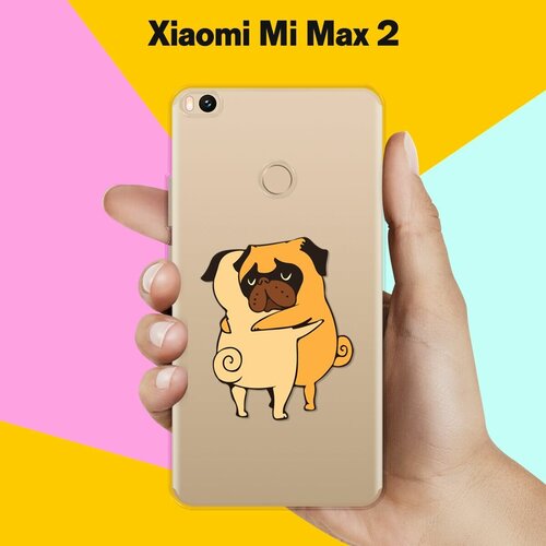 Силиконовый чехол на Xiaomi Mi Max 2 Мопсы / для Сяоми Ми Макс 2 силиконовый чехол на xiaomi mi max 2 сяоми ми макс 2 гипсовые цветы