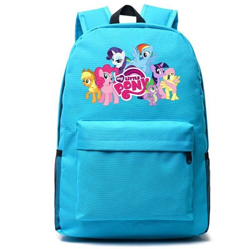 Рюкзак Маленькие пони (Little Pony) голубой №2