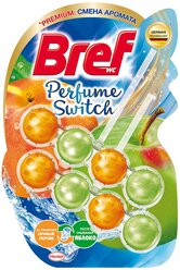 Bref туалетный блок Perfume Switch Сочный персик - Яблоко, 2 шт., 0.05 кг