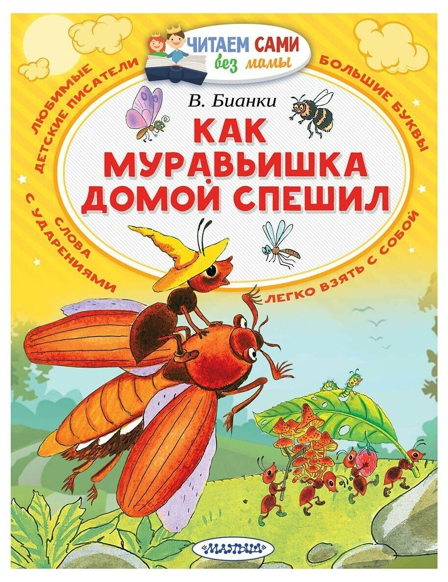 Как муравьишка домой спешил (Бордюг Сергей Иванович (иллюстратор), Трепенок Наталья Альфонсовна (иллюстратор), Бианки Виталий Валентинович) - фото №1