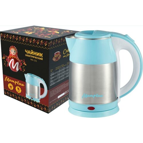 Чайник электрический 18Л 1500ВТ диск пласт голубнерж сталь 7364 матрена 225500₽