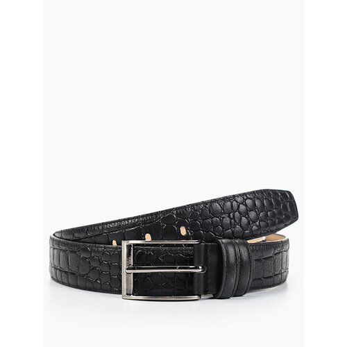 фото Ремень olio rosti, размер 120, черный