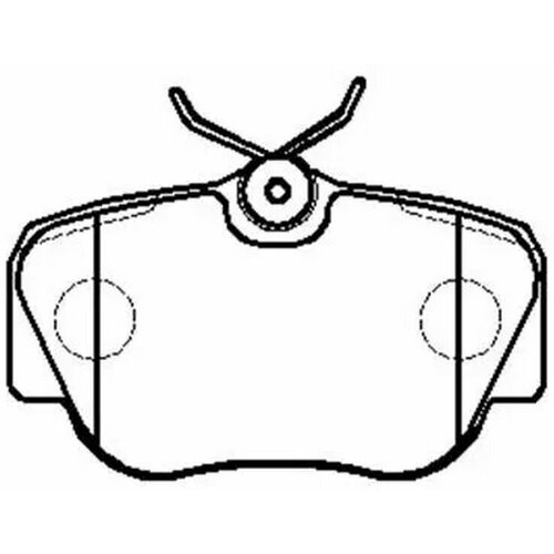 Колодки тормозные дисковые передние Мерседес HP5180