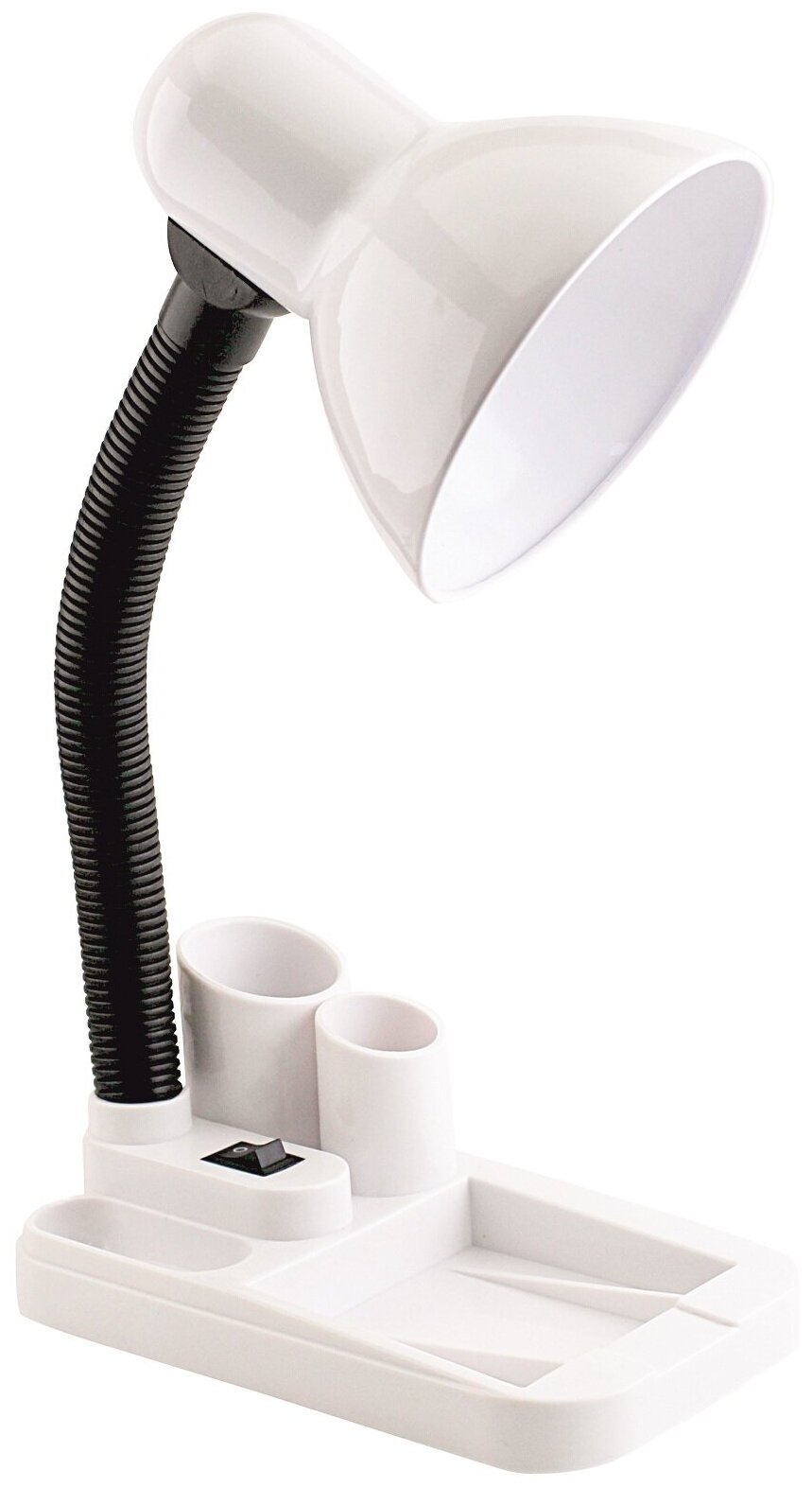 фото Светильник настольный под лампочку с органайзером LE TL, цоколь E27, красный