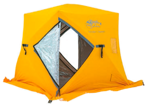Палатка для рыбалки трёхместная Tramp IceFisher Thermo 3, желтый