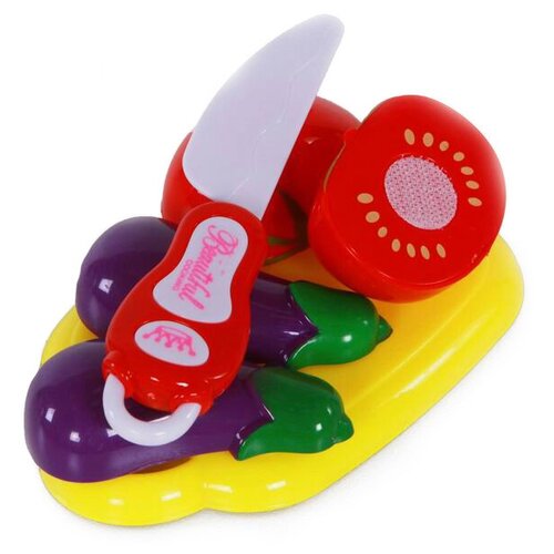 фото Набор продуктов с посудой yako мини мания - маленький повар m6013 разноцветный