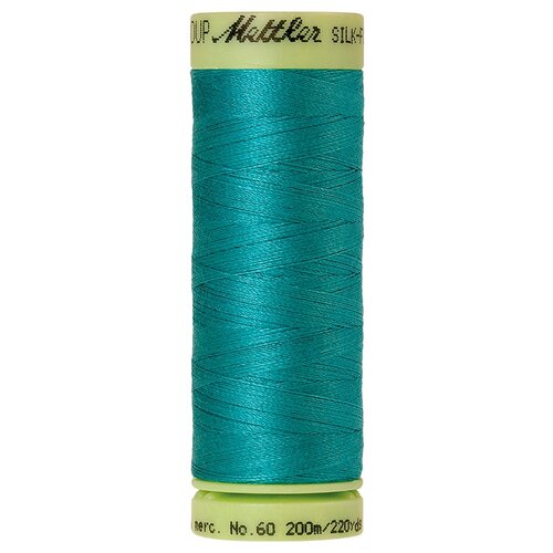 Нить для машинного квилтинга SILK-FINISH COTTON 60, 200 м 100% хлопок 0611 Blue-green Opal ( 9240-0611 ) нить для машинного квилтинга silk finish cotton 60 200 м 100% хлопок 0611 blue green opal 9240 0611