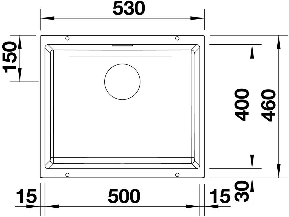 Кухонная мойка Blanco SUBLINE 500-U Жасмин - фотография № 14