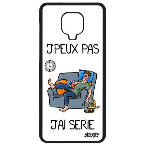 фото Чехол на смартфон redmi note 9 pro, "не могу - у меня сериал!" карикатура юмор utaupia