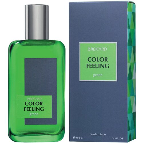 Brocard Color Feeling Green туалетная вода 100 мл для мужчин brocard color feeling green туалетная вода 100мл