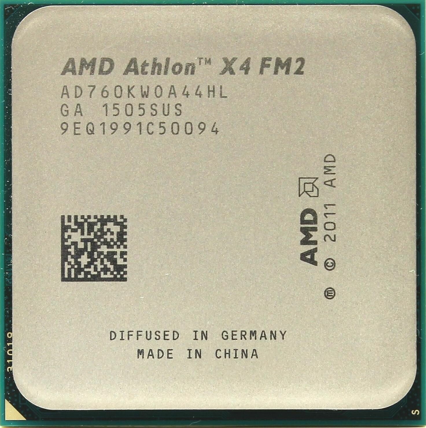 Процессор AMD Athlon X4 760K Richland FM2 4 x 3800 МГц