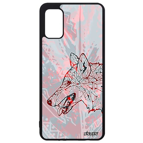 фото Чехол для телефона samsung galaxy a41, "волк" древний одинокий utaupia