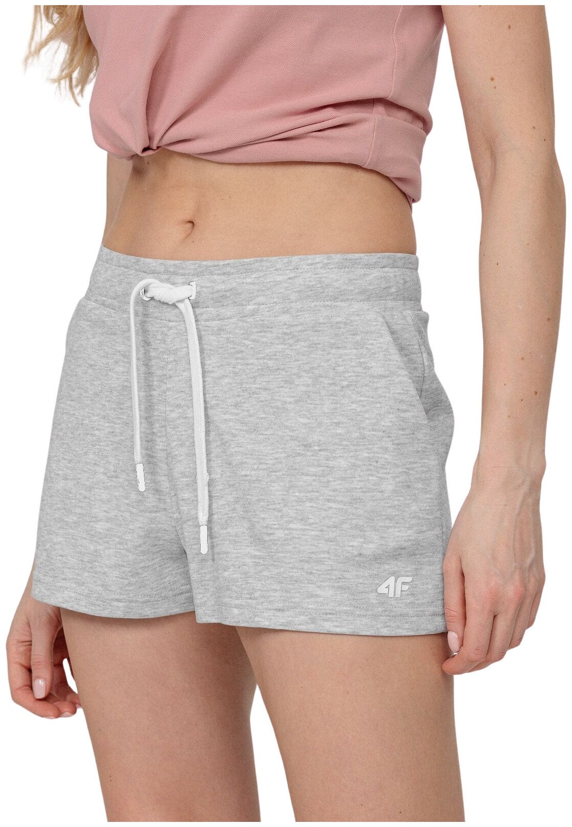 Шорты/4F/NOSH4-SKDD350-27M/WOMEN'S SHORTS/серый/L - фотография № 1