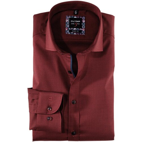 фото Рубашка мужская olymp level five body fit красная арт. 21087435 разм.42