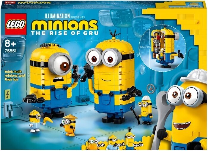 Конструктор LEGO Minions 75551 Фигурки миньонов и их дом