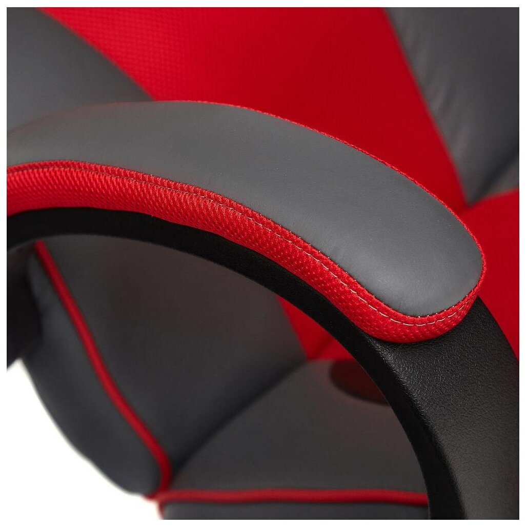 Игровое кресло Tetchair (Grey/Red) - фото №7