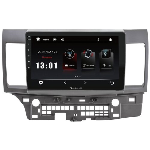 фото Автомагнитола nakamichi nta-6102 mitsubishi lancer x 2007-17 (митсубиси лансер 10)