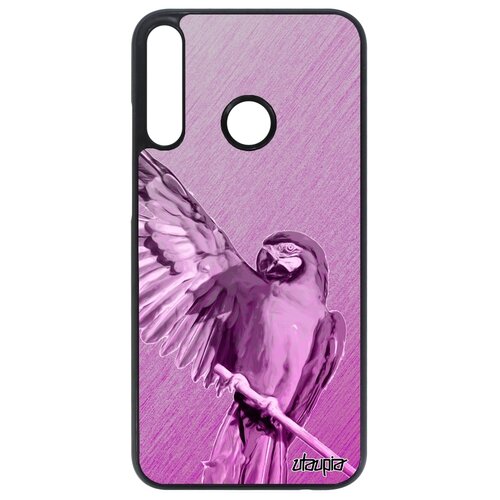 фото Чехол на смартфон huawei p40 lite e, "попугай" тропики ара utaupia