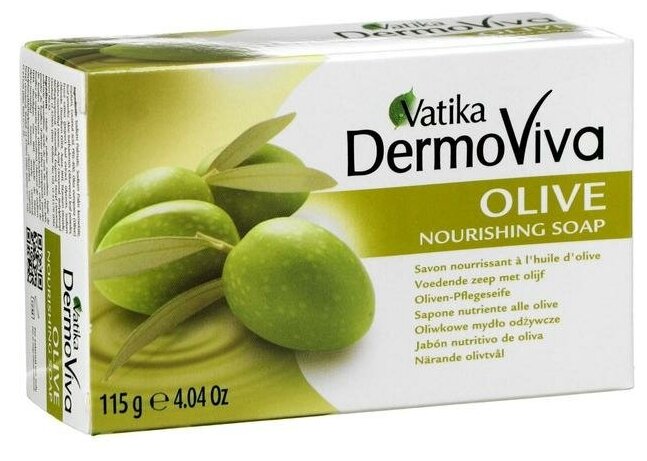 Vatika Мыло Vatika Naturals Olive Soap - с экстрактом оливы 115 гр.