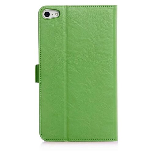 фото Чехол mypads для huawei mediapad m2 7.0 (ple-703l) с визитницей и держателем для руки зеленый натуральная кожа prestige бизнес класса