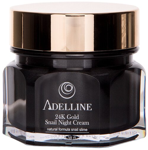 Adelline крем для лица 24K Gold Snail Night Cream, 100 мл