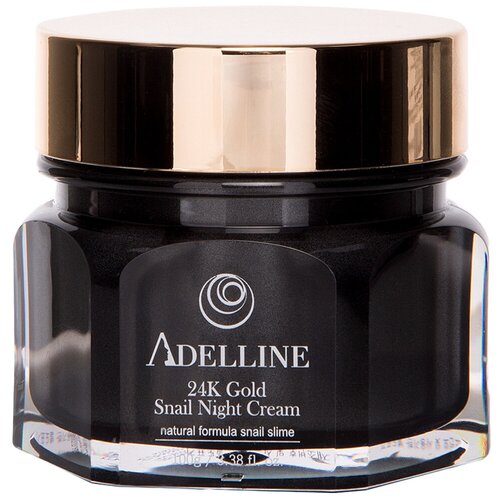 Adelline крем для лица 24K Gold Snail Night Cream, 100 мл крем для лица adelline 24k gold snail night cream 50 г