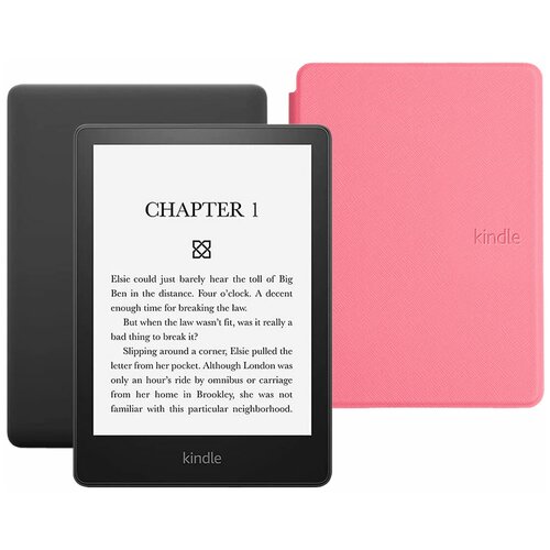 Электронная книга Amazon Kindle PaperWhite 2021 8Gb black Ad-Supported с обложкой ReaderONE