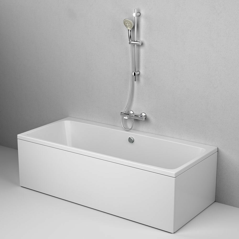 Экран под ванну AM.PM Func W84A-180-080W-P белый 180 см декоративная фронтальная панель для ванны