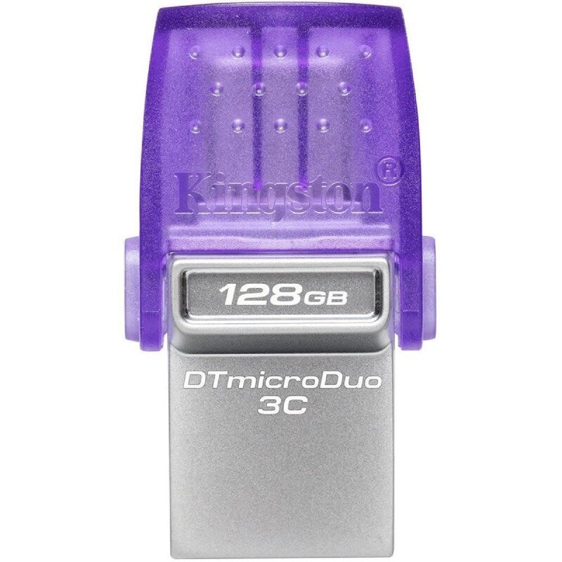 Флешка Kingston DataTraveler microDuo 3C 128ГБ USB3.0 фиолетовый (DTDUO3CG3/128GB) - фото №7
