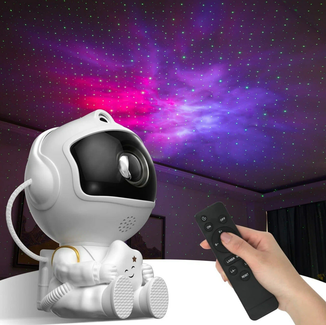 Проектор звездного неба, лазерный проектор ночник, домашний планетарий (астропланетарий) от GadFamily.